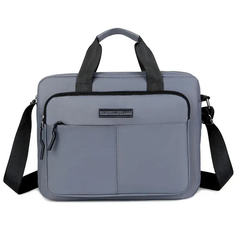 porte documents oxford hydrofuge vert dore bleu noir commerce portable simple double epaule voyage bureau