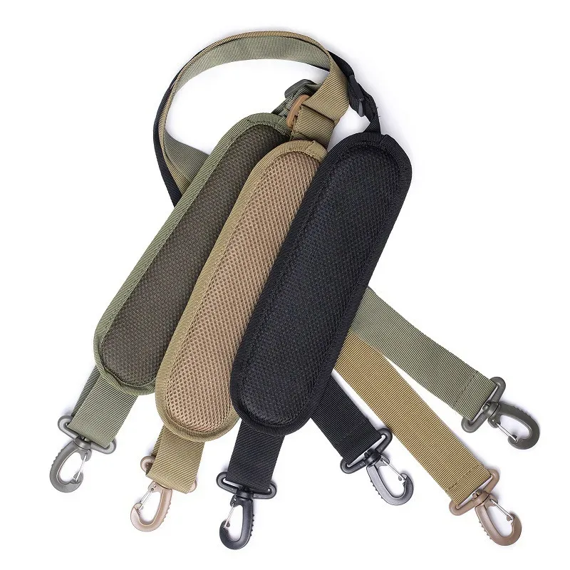 ceinture sac tactique nylon noir remplacement simple bandoulière usage voyage chasse paintball camping randonnée