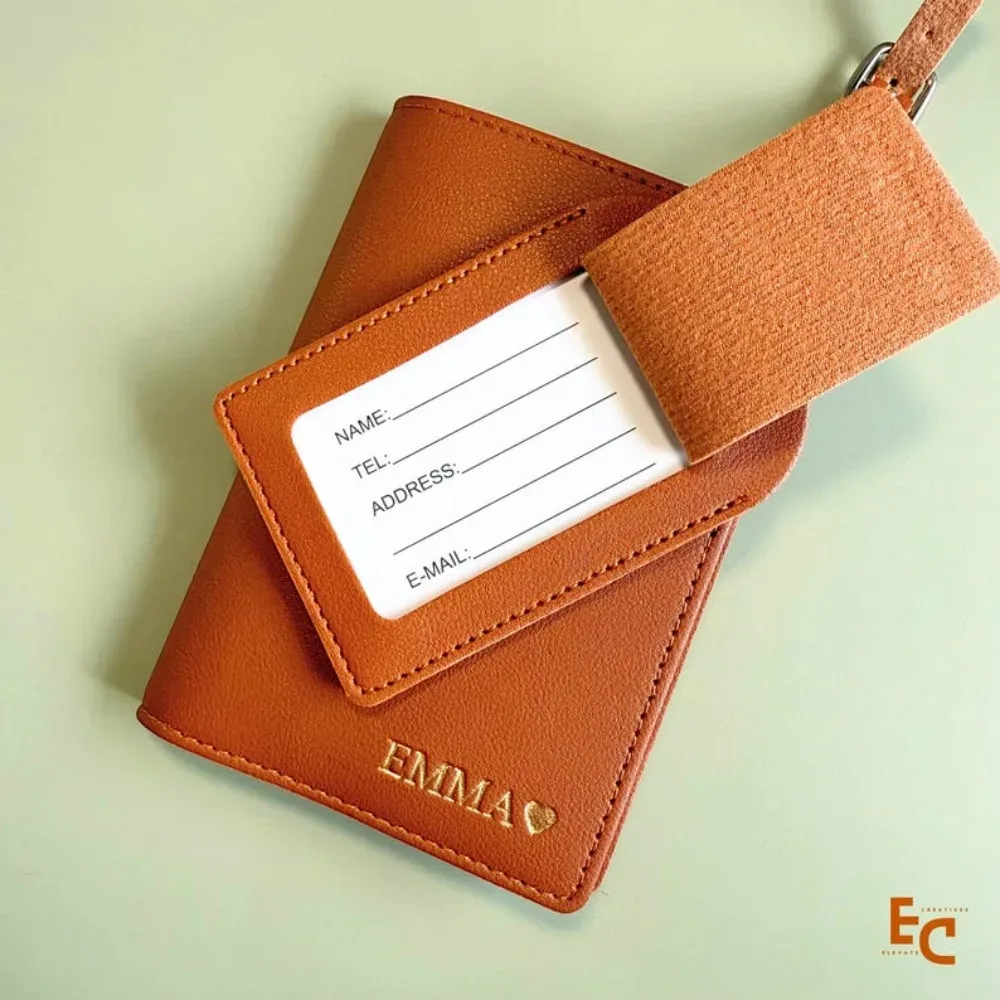 porte-passeport en cuir personnalisé, couverture de passeport, cadeau de mariage pour meilleur homme, demoiselle d'honneur, cadeau de voyage de mariage, cadeau pour couples,