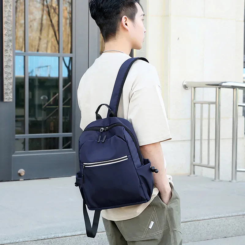 mini sacs à dos pour hommes en tissu oxford, sac à dos pour ordinateur portable pour hommes, petit sac à dos d'affaires, sac à dos d'école, de voyage, imperméable, pour étudiants