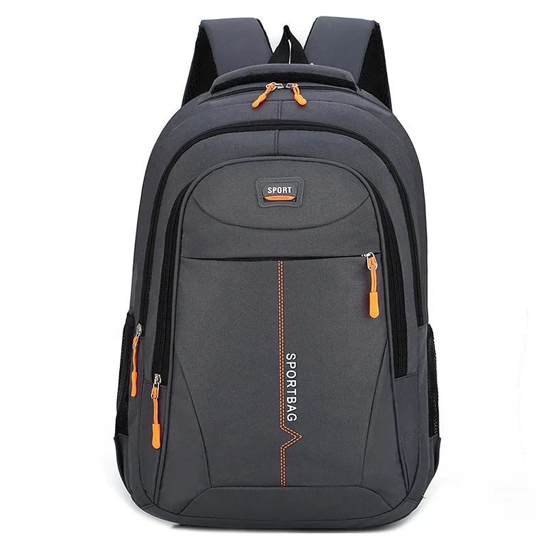 sac à dos pour ordinateur portable avec imprimé lettres, style coréen, décontracté, résistant à l'eau, pour homme et femme, idéal pour l'école, le travail ou les activités de plein air