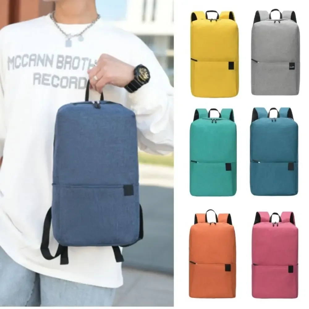 sac à dos portable de grande capacité, petit, solide, étanche, de voyage, avec plusieurs poches, unisexe, pour l'école