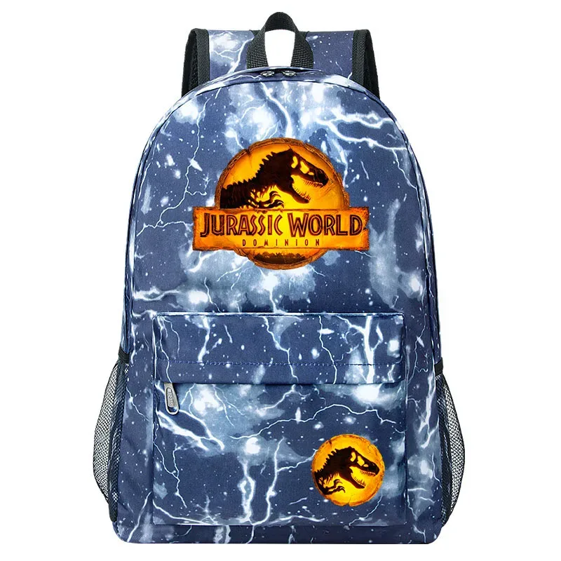 nouveau jurassic world dominion enfants sac d'école de haute qualité enfants étudiant sac à dos cartable adolescent ordinateur portable sacs à bandoulière