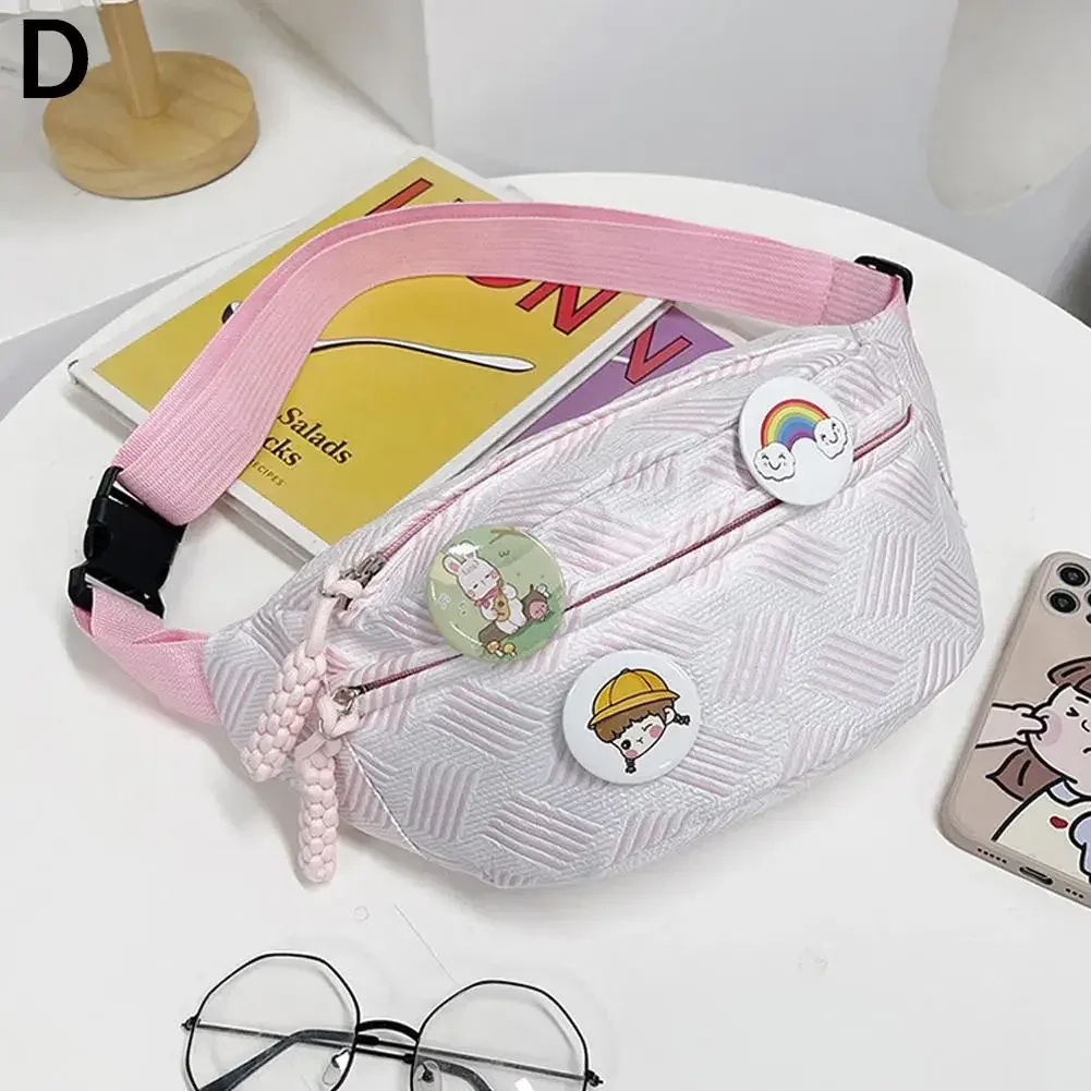 sac de poitrine de sport pour femmes, sac banane multi-poches décontracté, grand pendentif imprimé, capacité douce, sacs à dos à bandoulière, mini sac rando x3i0