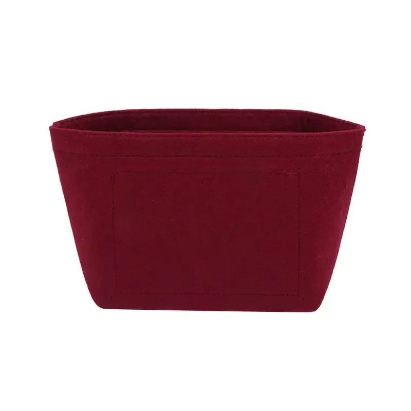 1pc insérer sac sac à main organisateur insérer pour sacs à main, diviseurs d'insertion de sac en feutre avec multi-poches, adapté au sac à dos long/sac seau