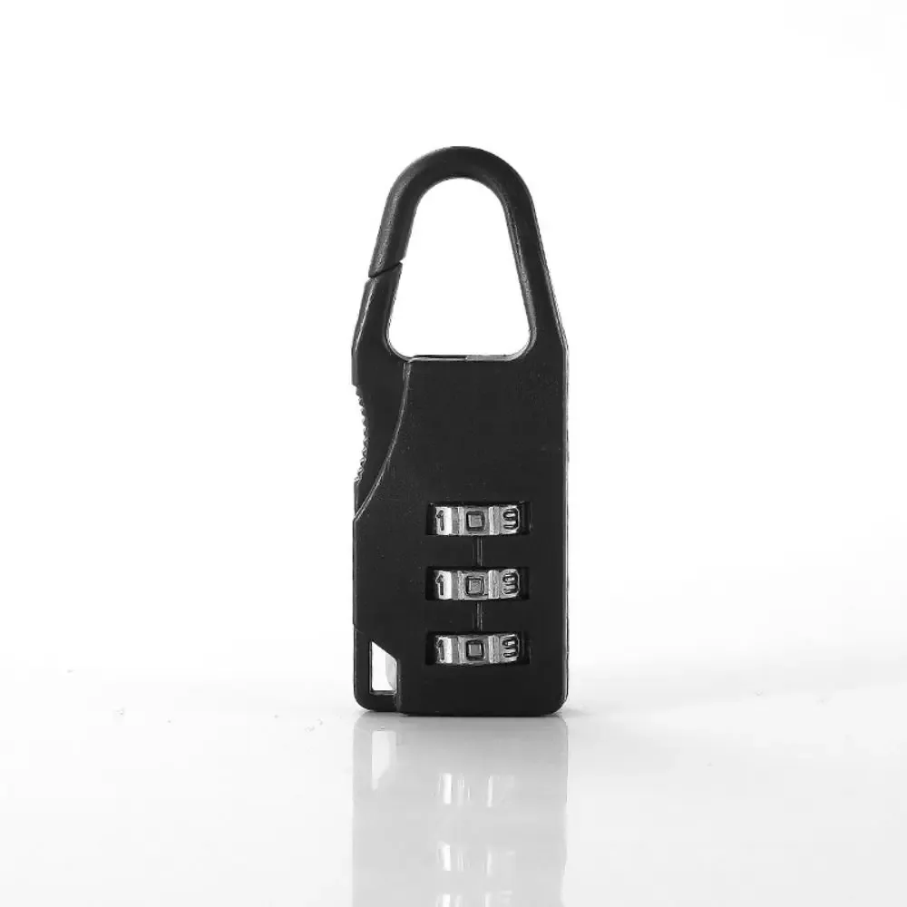 serrure à combinaison de valise à chiffres, mini cadenas à combinaison antivol en plastique, serrure à combinaison pour sac à dos de sécurité à 3 chiffres