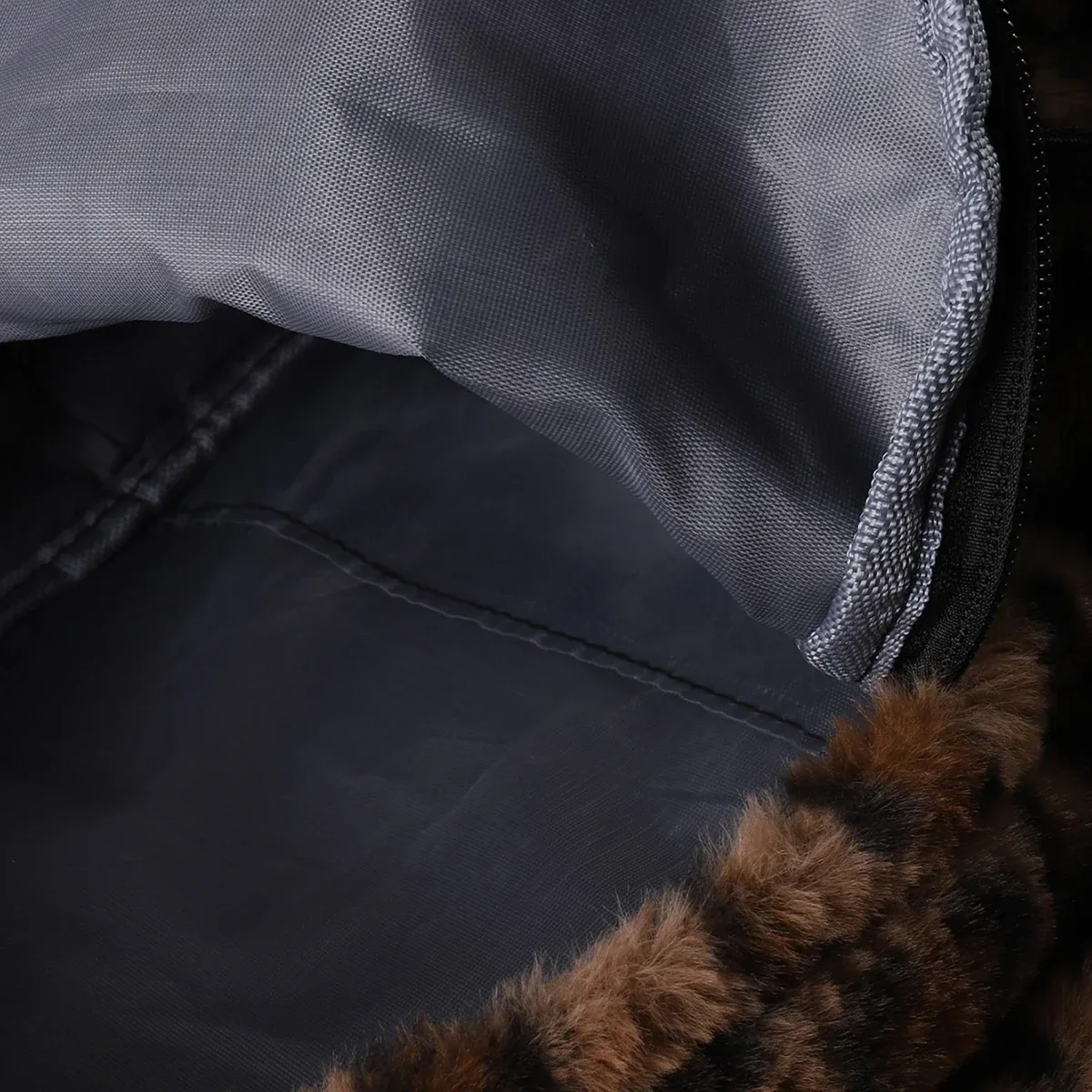 sac à dos de luxe imprimé léopard pour femme, marron, motif peluche, grande capacité, multi-poches, bretelles réglables, indispensable pour les trajets quotidiens