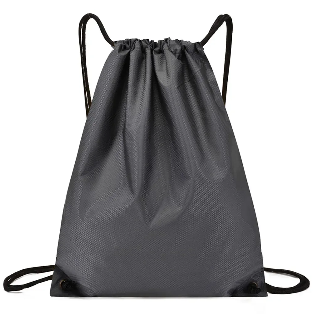 sac de rangement à cordon de serrage, sac de football épaissi à motif diamant, sac à dos de sport à cordon de serrage, 1 pièce