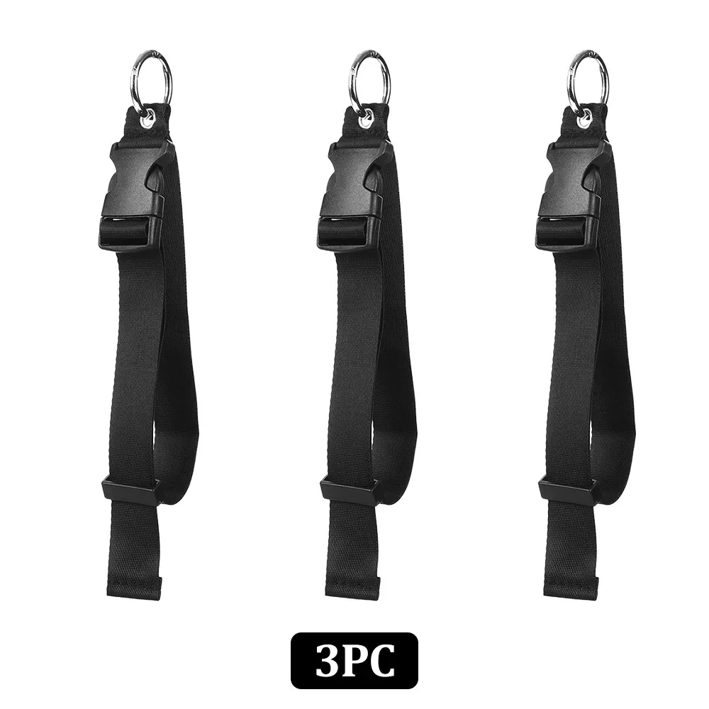 boucle voyage nylon noire rose attachement sac dos sangle anneau métal usage voyage sécurité transport