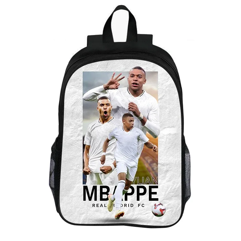 sac à dos de football grande capacité pour enfant, léger, idéal comme cadeau, sac à dos m-mbappé