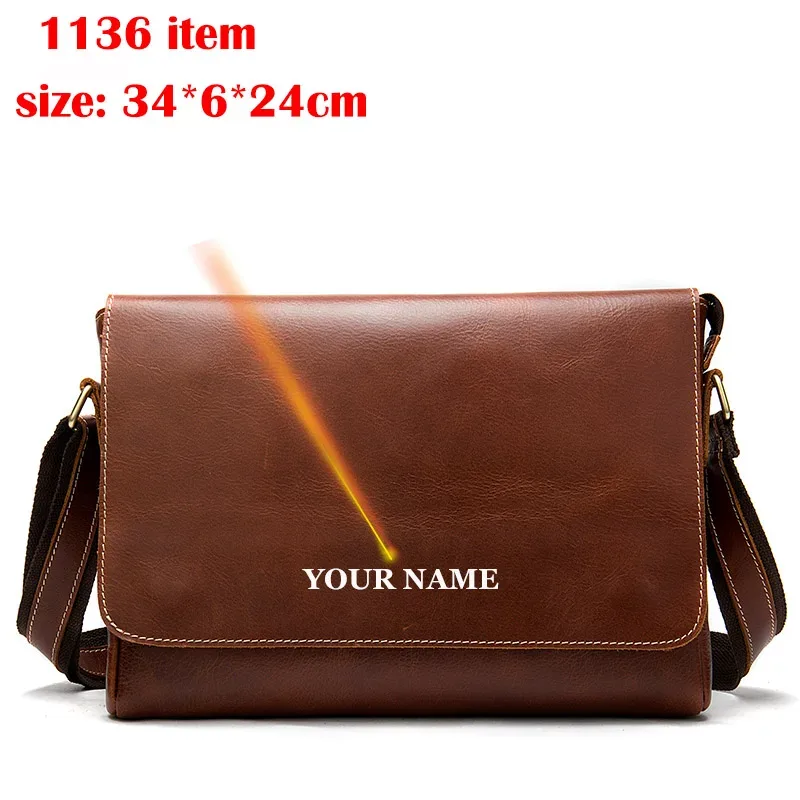 westal crazy horse cuir hommes porte-documents pochette d'ordinateur sacs de bureau pour hommes couverture sacs de messager hommes sac en cuir sacs d'ordinateur