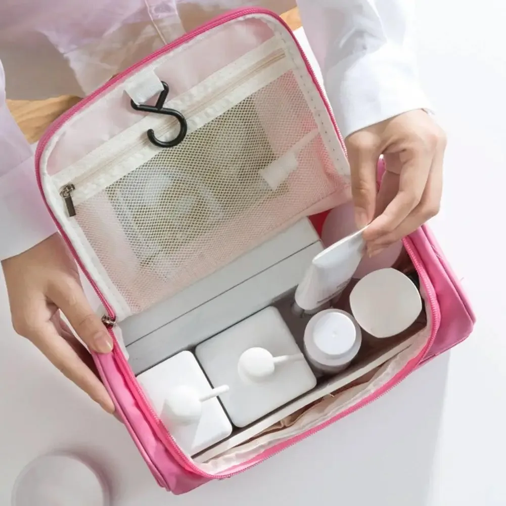 sac de toilette de voyage, grande capacité, organiseur de cosmétiques, sac de toilette imperméable, sac de toilette portable et durable pour un usage quotidien
