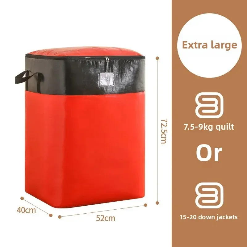 sac de déménagement de grande capacité 180l, sac à bagages épais et écologique, sac tissé imperméable, sac de transfert et de stockage résistant à l'usure.