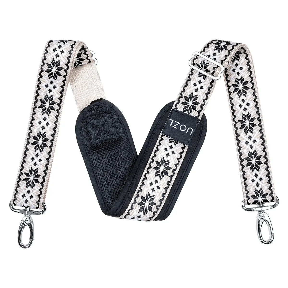 sangle d'épaule de remplacement universelle de 59 pouces, avec rembourrage fixe et boucle réglable pour sac à bandoulière simple