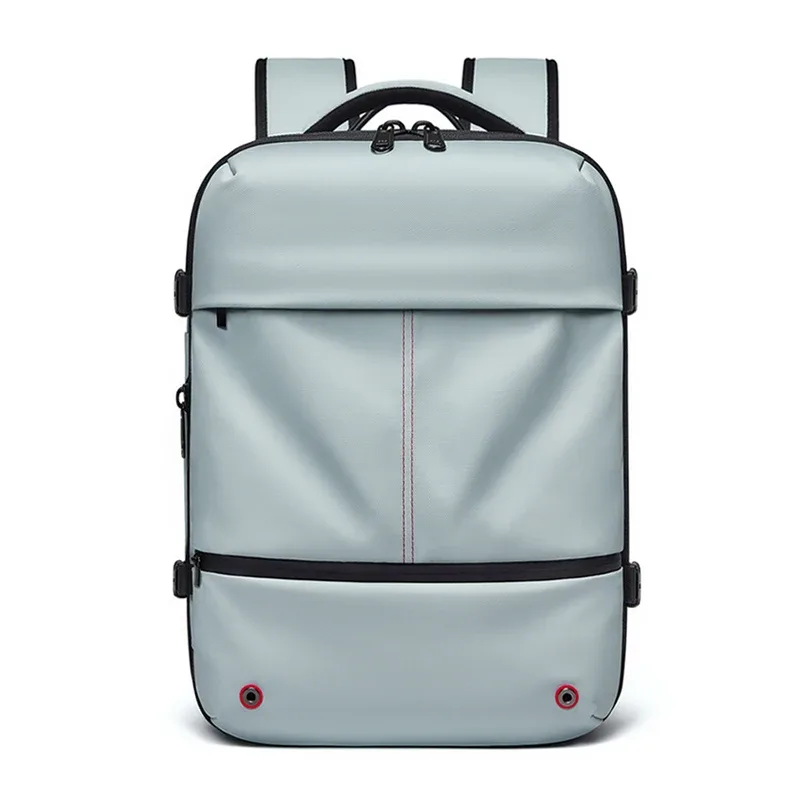 sac à dos de voyage décontracté 16 pouces, sac à dos pour ordinateur portable à compression sous vide, sac à dos scolaire avec port de charge usb, sac à dos de randonnée et d'affaires extensible