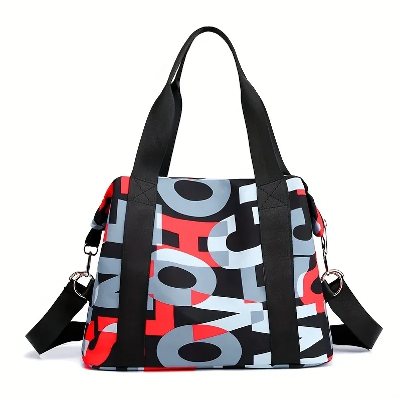 sac à main tendance en nylon pour femmes, grande capacité, sacs à bandoulière, fourre-tout en tissu oxford, sacs à main de voyage en plein air