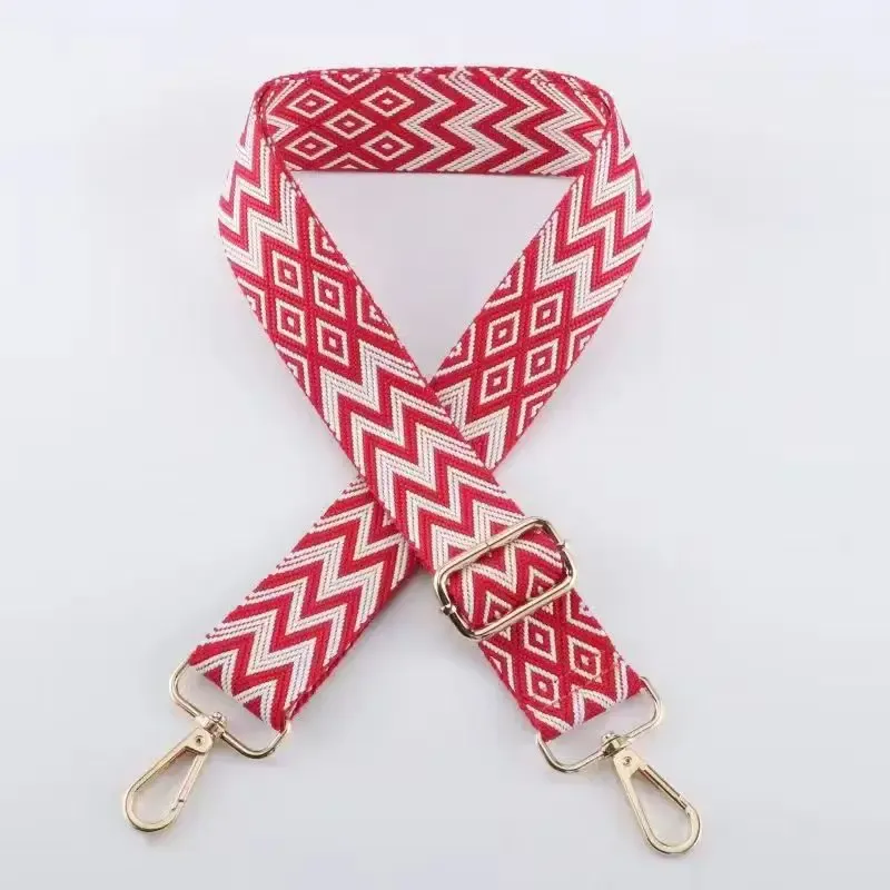 sangles de sac réglables en nylon/coton pour femmes, sacoches à bandoulière, accessoires colorés pour sacs à main