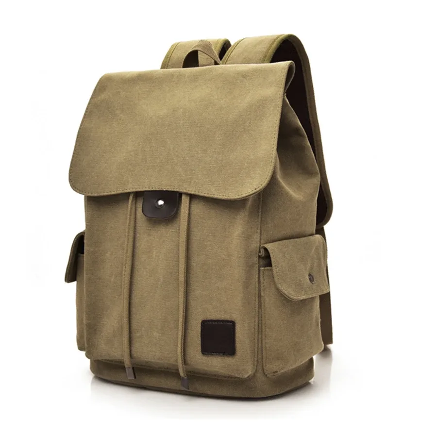 nouveau haute qualité toile hommes sac à dos grand sac d'école à bandoulière sac à dos pour garçons voyage mode camping sacs mode sacs simples