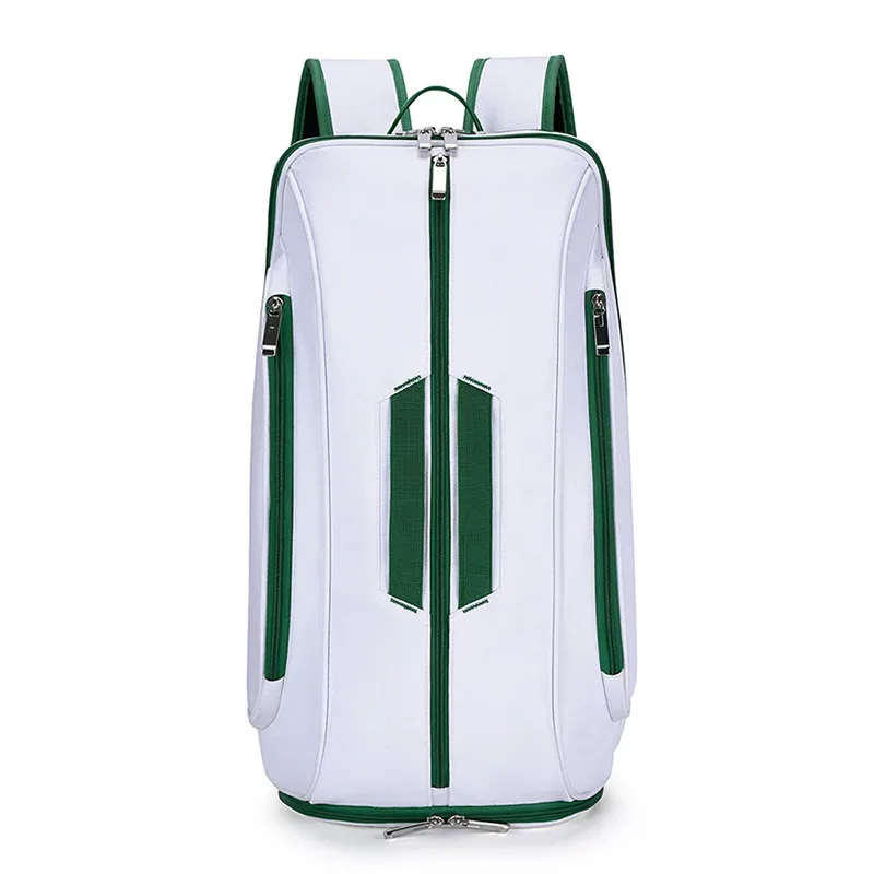 sac de tennis personnalisé avec nom imprimé sr, sac de sport d'entraînement, compartiment à chaussures, raquette de grande capacité, personnalisé