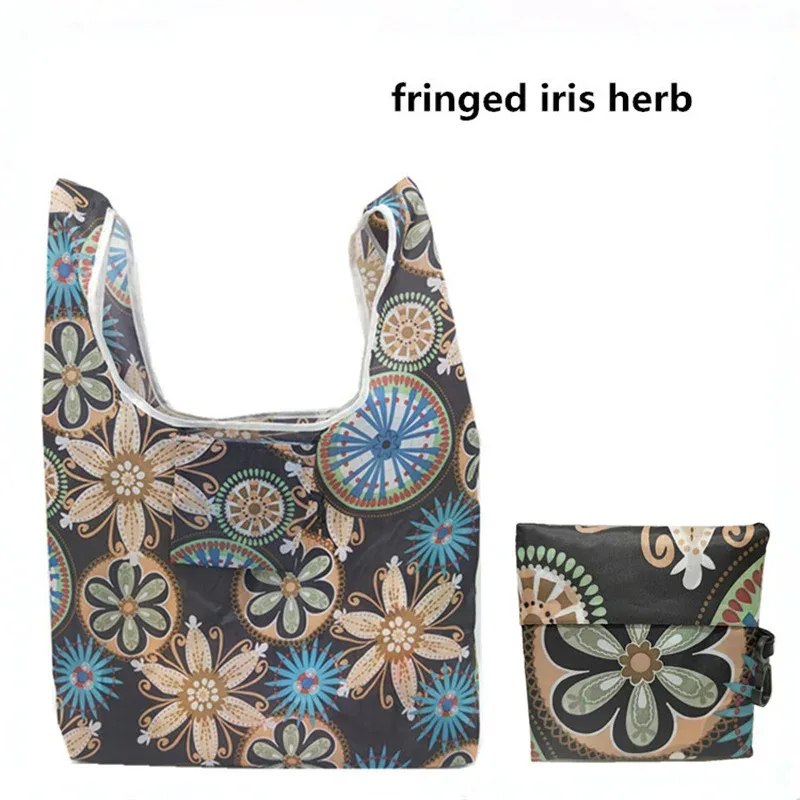 sac fourre-tout en poudre pliable pour femme, sac à main à la mode, sac de rangement réutilisable pour fruits et légumes, sac d'épicerie, sacs à soupe