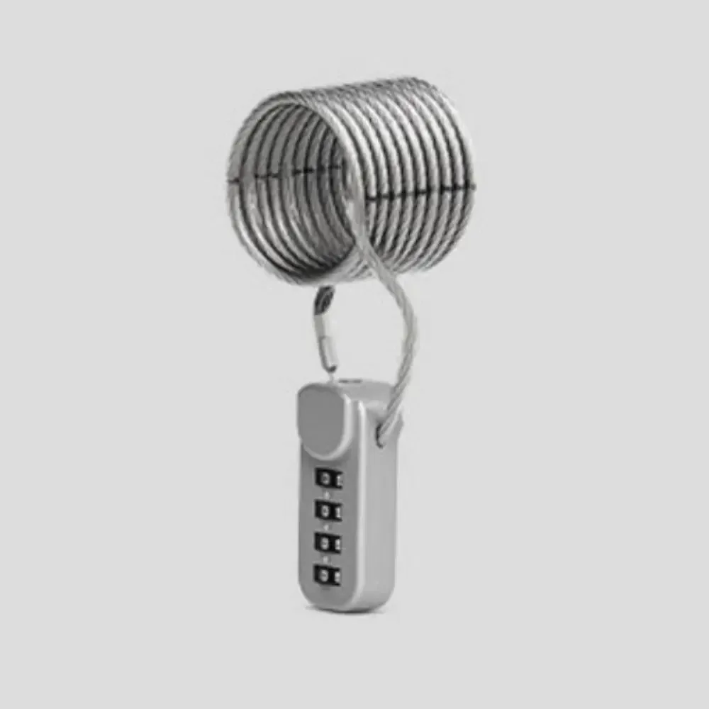 cadenas code numérique abs noir taille petite usage voyage sécurité sac dos protection antivol roues poignée transport