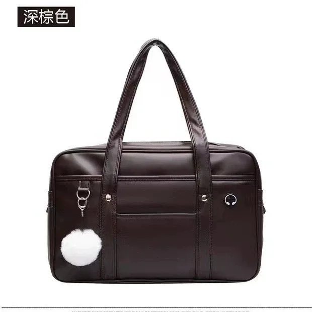 sac à main étudiant, sac uniforme jk, sac à bandoulière en pu, sac à dos pour documents de trajet, sacoche pour ordinateur, sac de voyage