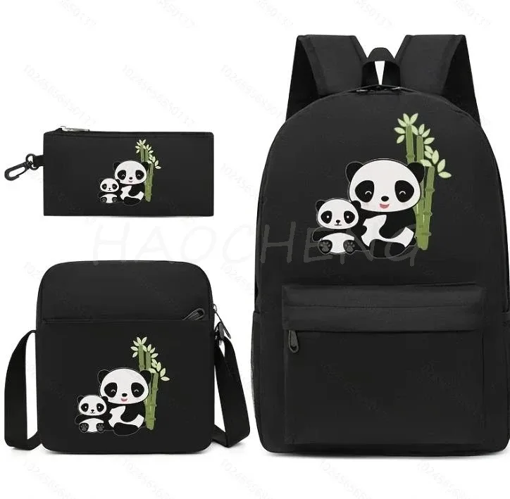 nouveau cr7 sac à dos 3 pièces sac de voyage toile sac à dos étudiants sac d'école pour garçons filles toile adolescents ordinateur portable fermeture éclair mochilas pour cadeau