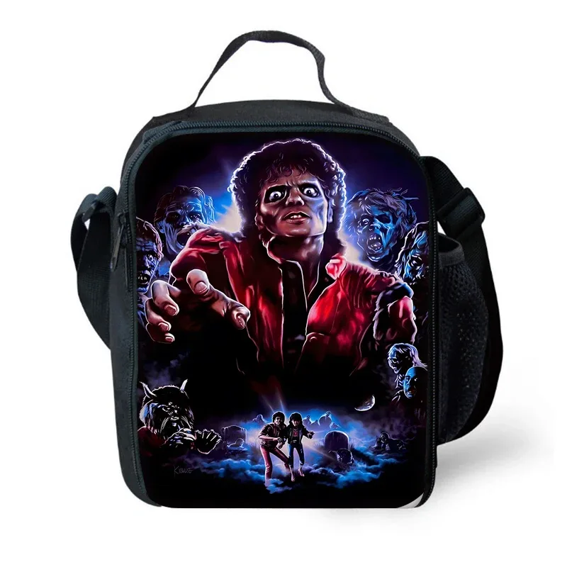 sac à dos pour enfants, chanteurs populaires, michaels jackson, avec sacs à déjeuner, sacs à crayons, sacs d'école pour garçons et filles, meilleur cadeau