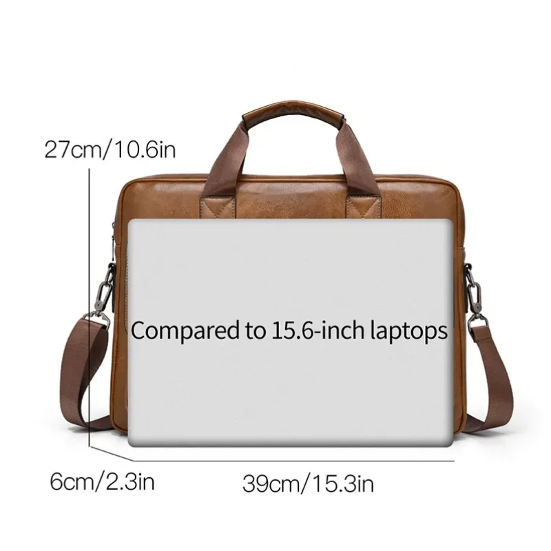 homme mallette d'affaires sac en cuir pu sac à bandoulière sacs de messager hommes bureau sacs à bandoulière pour ordinateur portable a4 fichier hommes sacs à main