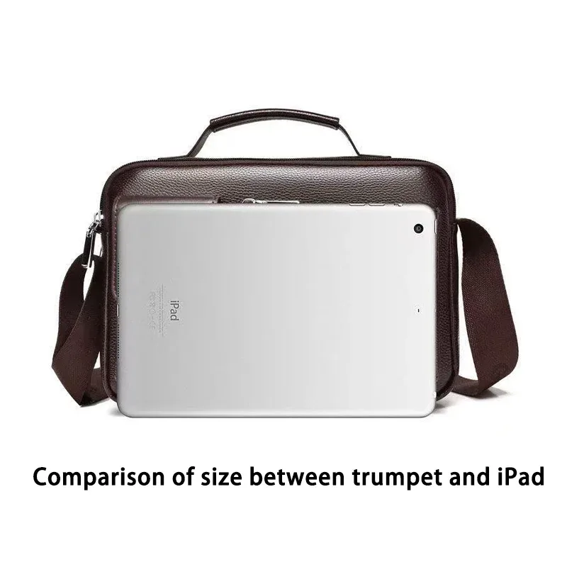 sac messager rétro pour homme avec design imperméable, grande capacité, sacoche pour ordinateur portable pour le travail de bureau, les voyages et l'école
