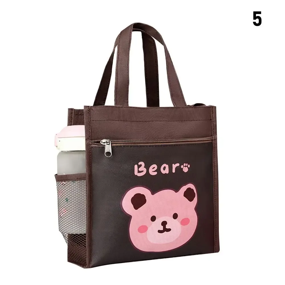 1 pièces organisateur de petit déjeuner sac thermique isolé sac de rangement sac à déjeuner mignon pique-nique voyage dessin animé refroidisseur boîte chaude enfant étudiant