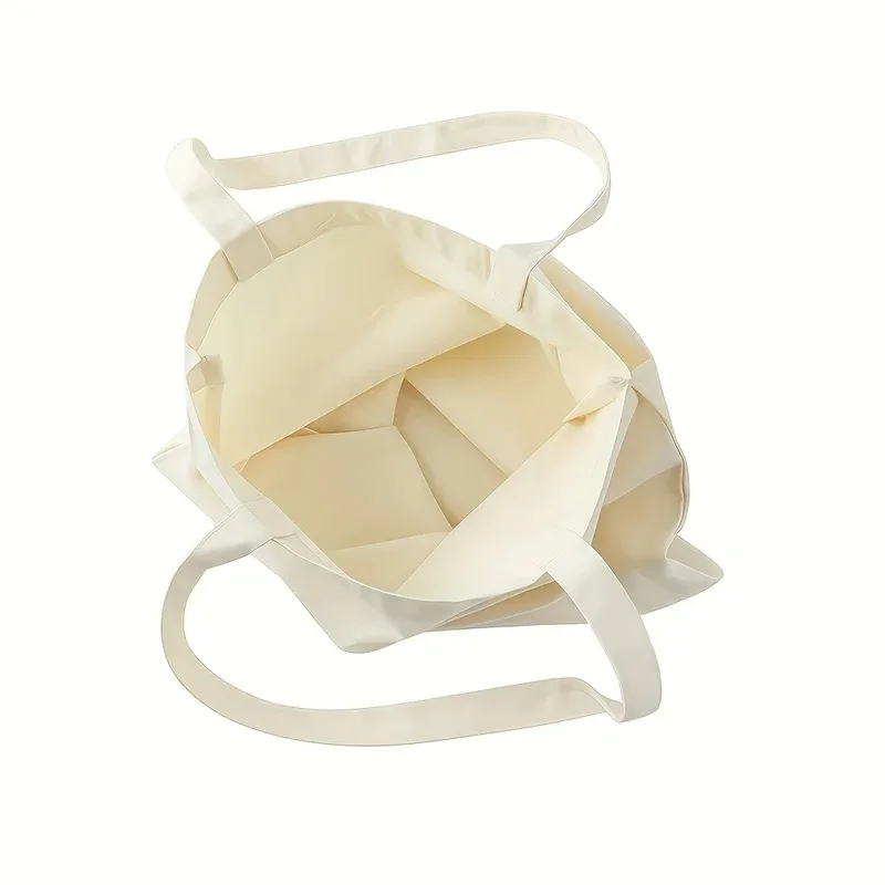 sac à imprimé automnal mignon, avec motifs citrouille, café et feuilles, sac fourre-tout durable, adapté à un usage quotidien et au style automnal confortable.