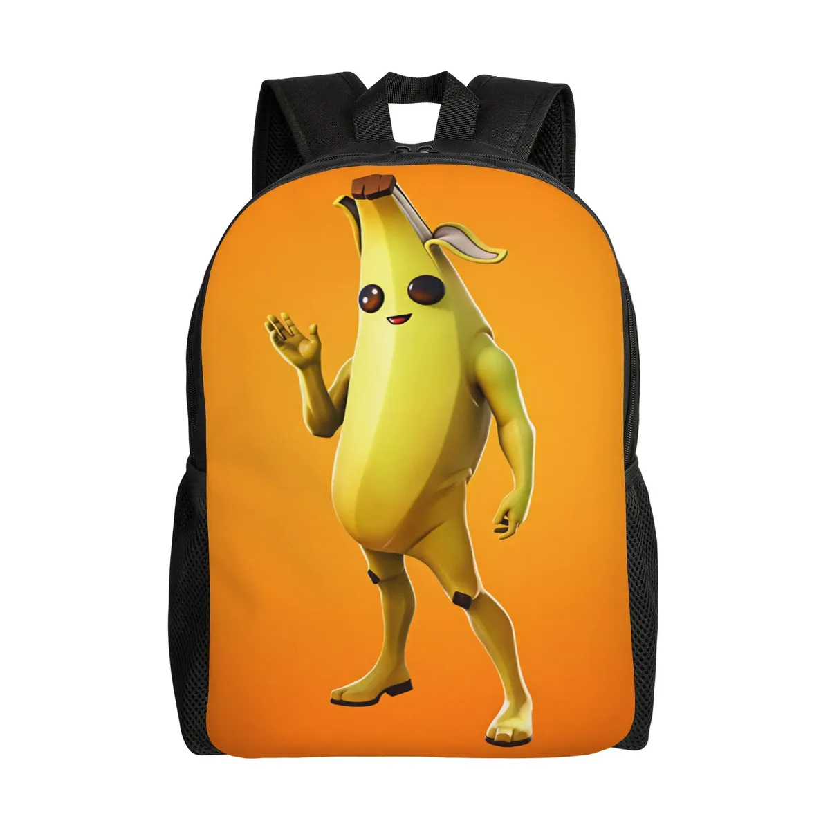 sac à dos peely victory royale banana, sacs à dos kawaii pour garçons et filles, sacs de randonnée souples pour lycée, sac à dos design