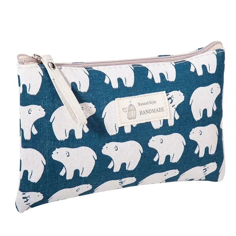 nouveau femmes voyage sac cosmétique toile portable fermeture éclair sacs de maquillage femme sacs à main trousse à crayons articles de toilette stockage sac de lavage chaud
