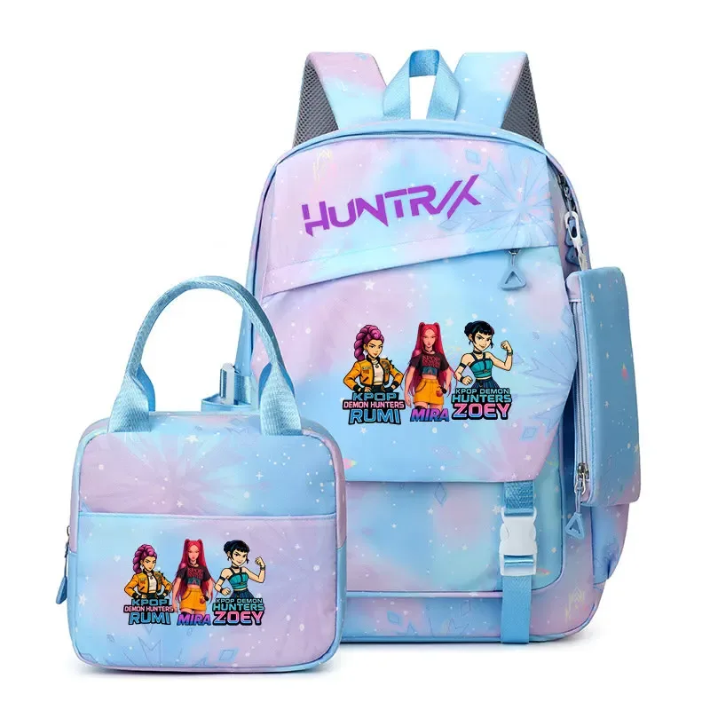 sac à dos kpop demon hunters, capacité importante, rumi mira zoey, sacs d'école, sacs de voyage, sac à dos pour ordinateur portable, nouvelle mochila pour étudiants, sacs cadeaux