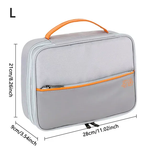 sac de rangement de câbles de données portables, chargeur usb numérique, fil d'écouteurs, boîte de rangement de batterie externe, kit de voyage, pochette de rangement