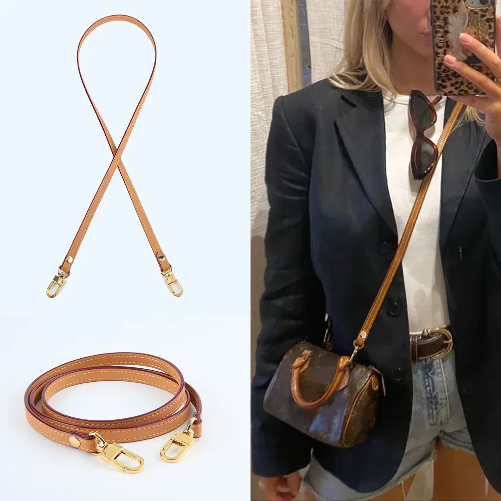 sangle de sac en cuir de vache pour femmes, poignée de sac à bandoulière, ceinture de remplacement pour accessoires de sac