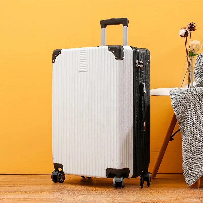valise rétro personnalisable avec logo, bagage de voyage 20 pouces, bagage cabine en plastique abs, fabriqué en chine continentale