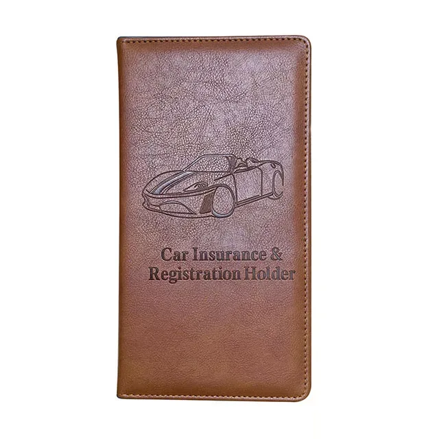 porte-documents de voiture en faux cuir de qualité supérieure/porte-passeport couvre hommes/femmes id avion billet passeport organisateur accessoires de voyage
