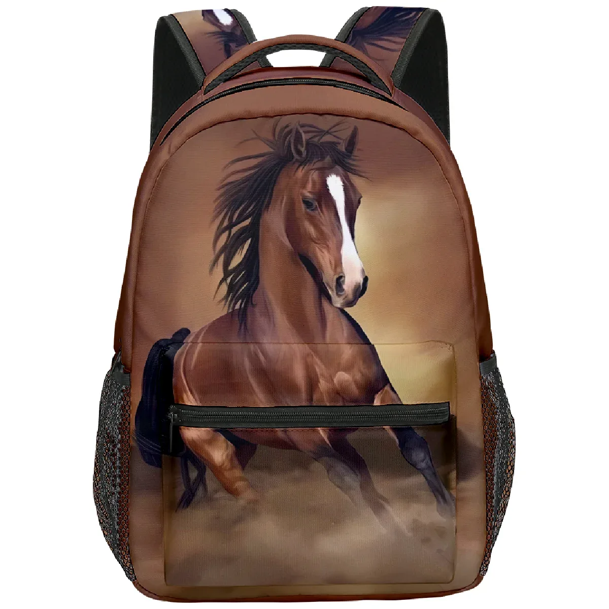 sac dos oxford université cheval licorne dessinanime voyage unisexe polyester pocheint penholder bandoulierearcue jacquard