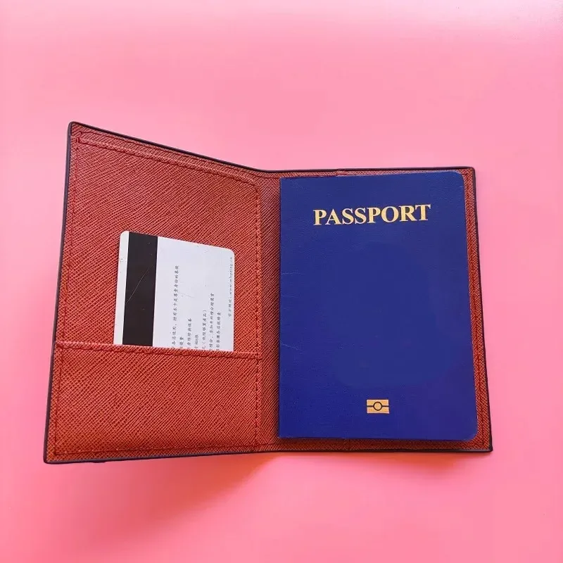 couverture de passeport en cuir pu, design animal mignon, multifonction, étui d'évaluation de carte de crédit, porte-passeport de voyage