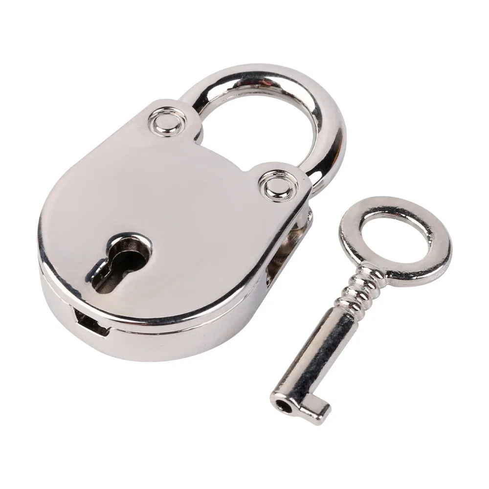 cadenas serrure tsa métal doré forme chat ovale clé suspension accessoires valise femme voyage