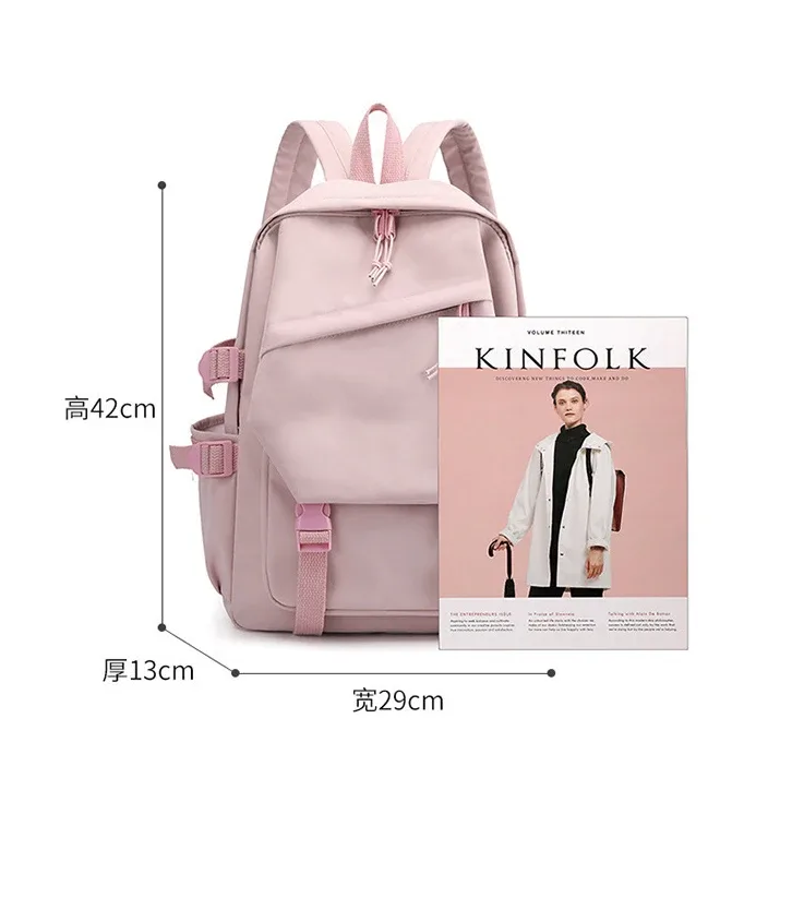 sac à dos imprimé katseye du groupe de filles coréennes, sac à dos léger en toile pour étudiants, sac à dos scolaire de haute qualité, vente chaude
