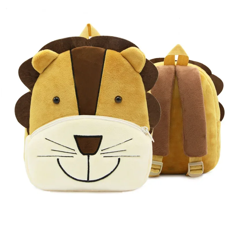 sac à dos créatif en peluche pour enfant, observateur, mignon, animal de dessin animé