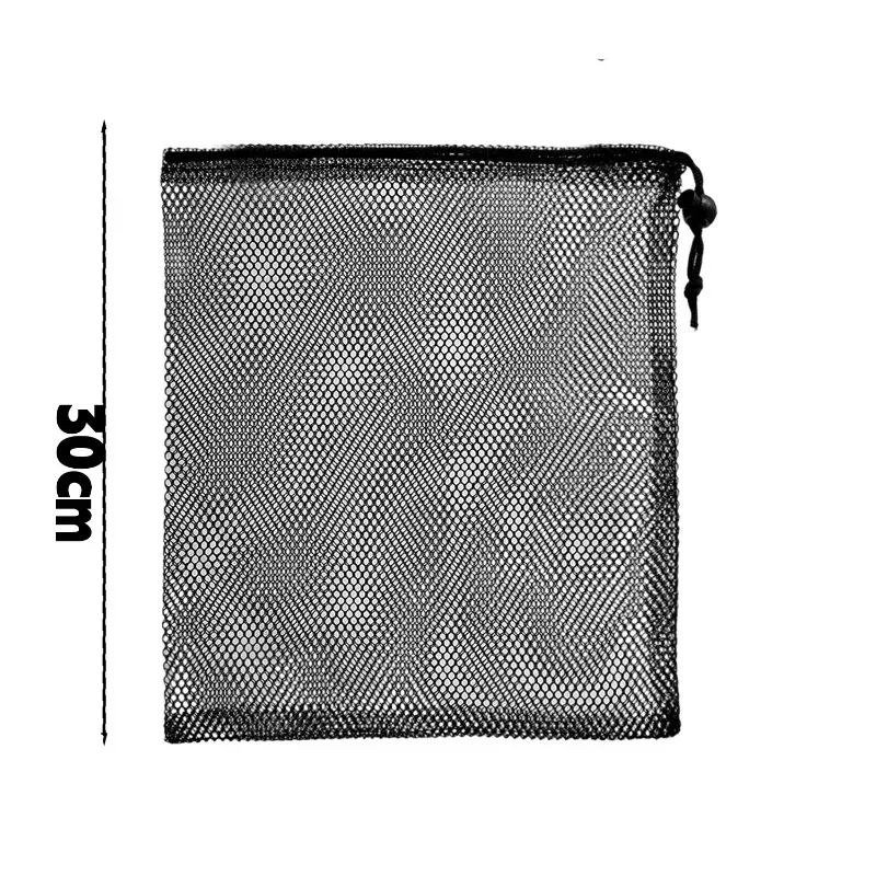 sacs de rangement à cordon de serrage en maille réglable, pochette de rangement multi-tailles pour chaussures, voyage, équipement de sport, lavable, respirant, léger