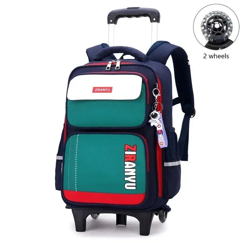 sacs à dos roulants pour élèves du primaire, sac à dos d'école à roulettes pour enfants, sacs à dos de retour à l'école avec roulettes