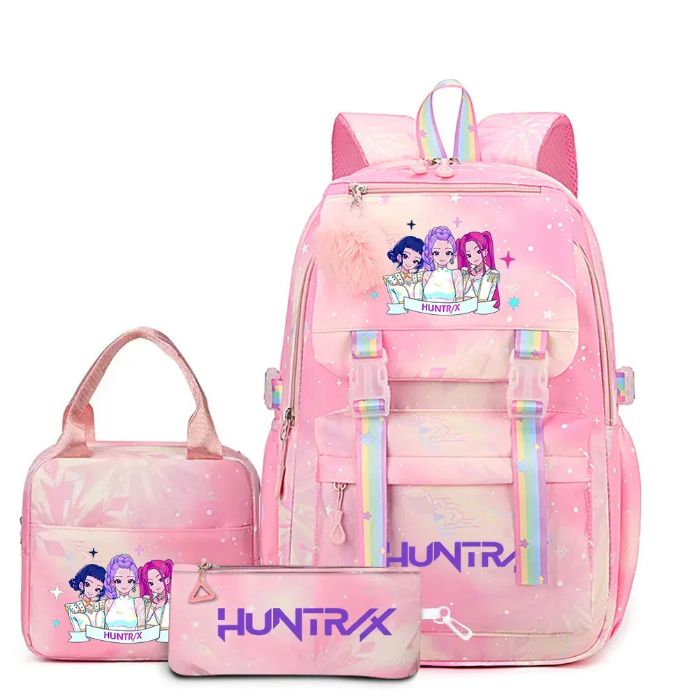 sac à dos kpop demon hunters pour enfants, sacs d'école pour enfants, sacs à dos pour ordinateur portable pour adolescentes et garçons, sacs de voyage pour femmes