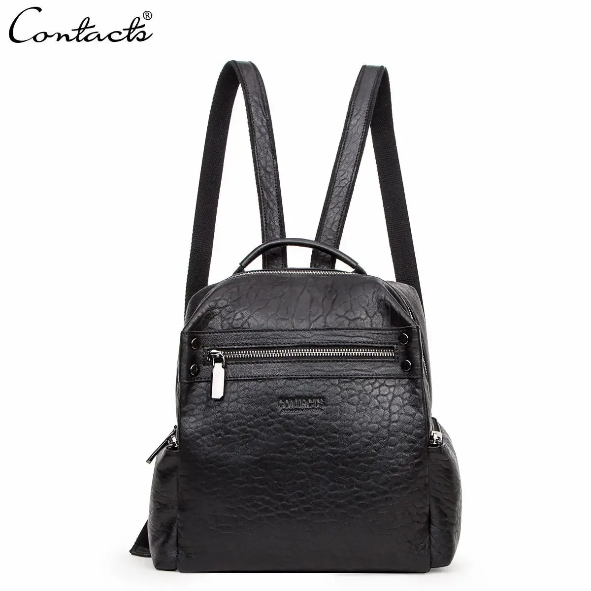 contact – petit sac à dos rétro en cuir véritable pour femmes, sac à dos de voyage, cartable à épaule, mochila