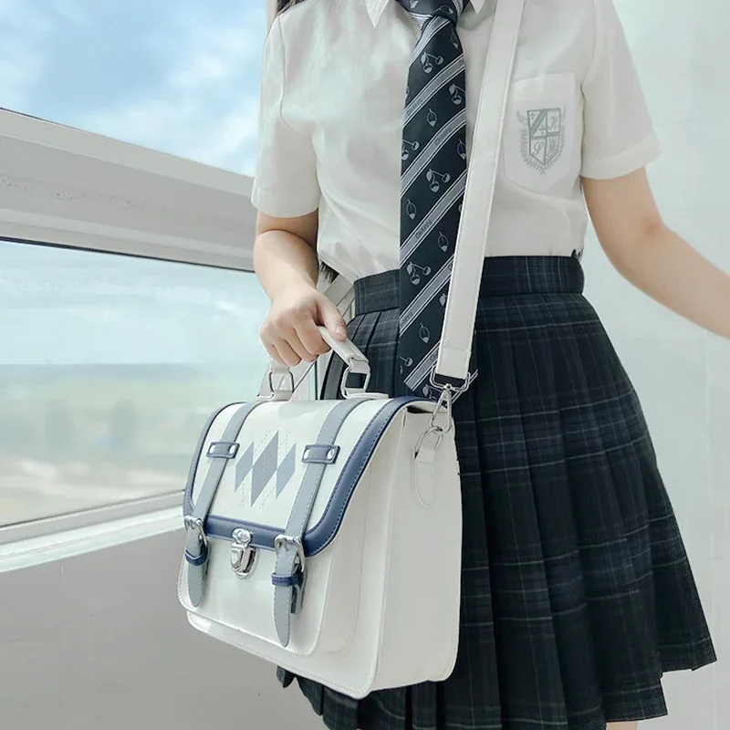 japon style lolita jk sac à dos fille étudiants école en cuir artificiel sacs à bandoulière porte-documents sacs de messager