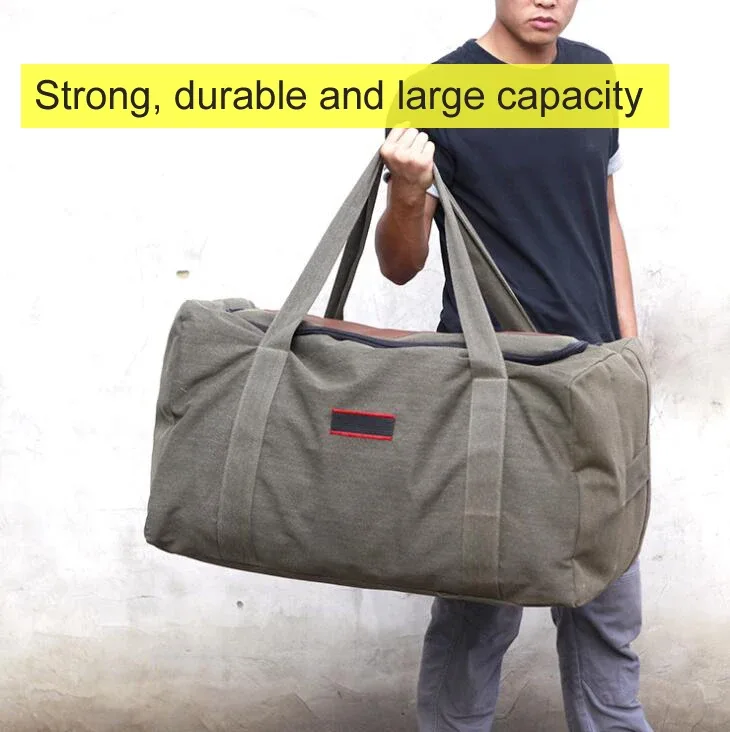 hommes sacs de voyage grande capacité femmes bagages voyage sacs de sport toile grand voyage fourre-tout sac à main pliable voyage sac bolsa feminina